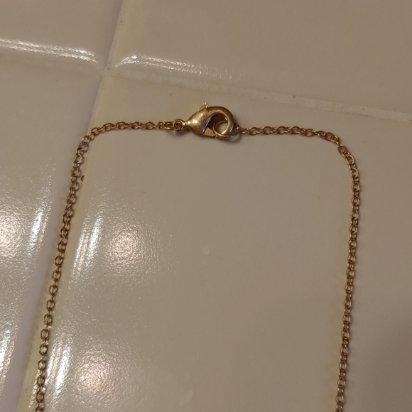 Long rose gold necklace - Picture 3 of 3